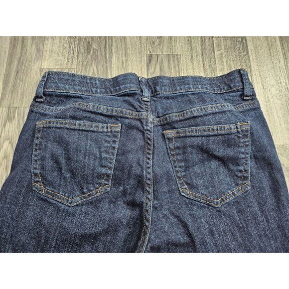 St. John's Bay Women Size 10 Petite Pockets Straight Leg Denim Blue Jeans Capris - Picture 3 of 10